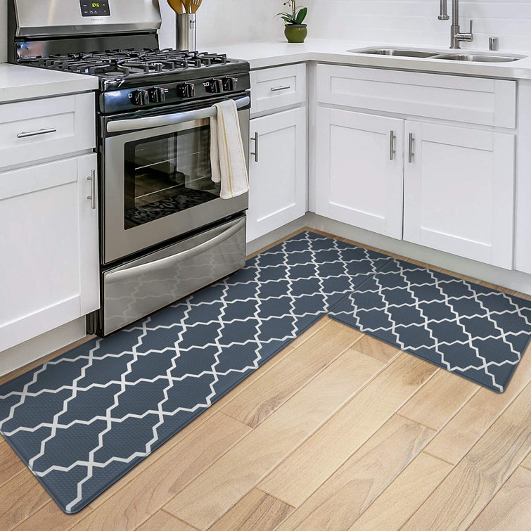 Red Barrel Studio® Kitchen Rugs And Mats Cushioned Anti Fatigue Runner